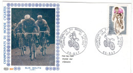 1972  "  CHAMPIONNATS DU MONDE CYCLISTES à GAP " - Covers & Documents