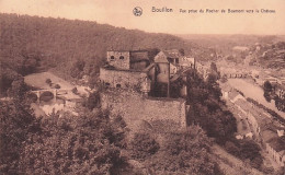 BOUILLON -   Vue Prise Du Rocher De Besmont Vers Le Chateau - Bouillon