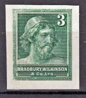 Probedruck, Test-Stamp, Bradbury Wilkinson & Co Ltd - Proeven & Herdruk