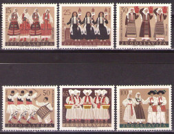 Yugoslavia 1961 - National Costumes - Mi 964-969 - MNH**VF - Ungebraucht