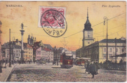 POLOGNE - POLSKA - POLAND - WARSZAWA - VARSOVIE PLACE ZYGMUNTA - Polen