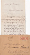 ITALIA. BUSTA. 3 MAR 1890. FUECCHIO PER CASTIGLION-FIORENTINO                / 2 - Marcofilie