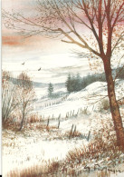 *CPM - Petite Neige - Aquarelle De Gilles FIGUIER - Malerei & Gemälde