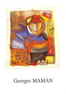 *CPM - Peinture De Georges MAMAN - Invitation Galerie Vekava à PARIS (75) - Exposiciones