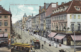 AK - Karlsruhe - Westliche Kaiserstrasse - 1912 - Karlsruhe