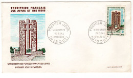 1969  " TERRITOIRE DES AFARS Et Des ISSAS  "  Premier Jour DJIBOUTI - Storia Postale