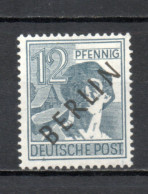 ALLEMAGNE BERLIN    N° 5   NEUF SANS CHARNIERE   COTE 1.00€   ZONES AAS SURCHARGE NOIRE BERLIN - Unused Stamps