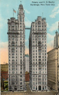 New York City - Trinity And U.S Realty Buildings - Otros Monumentos Y Edificios