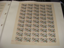 N° 1275 En Feuille De 50 Timbres Entières Neuves - Hojas Completas