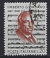Italy 1967  Umberto Giordano (o) Mi.1241 - 1961-70: Afgestempeld