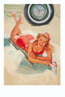 Bill Medcalf Pin Up Postcard Collection - Size 15x10 Cm. Aprox. - Pin-Ups