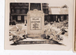 Photo  De Particulier Guyane Monument Aux Morts " La Guyane A Ses Morts Pour La Patrie 1914/1918   Réf 30260 - Lieux