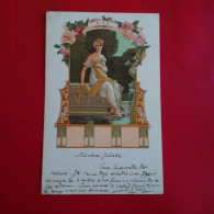 ILLUSTRATEUR ELISABETH SONREL FEMME ART NOUVEAU ETE - Other & Unclassified