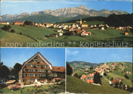 11703771 Schwellbrunn Panorama Pension Sonnenberg Ortsblick Schwellbrunn - Sonstige & Ohne Zuordnung