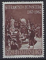 Italy 1967  800 Jahre Schwur Zu Pontida (o) Mi.1242 - 1961-70: Oblitérés