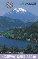 Japan Prepaid Highway Card 58000 -  Mount Fuji River View - Japan