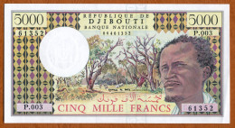 1979 // DJIBOUTI // BANQUE NATIONALE // Cinq Mille Francs // SPL+  // AU+ - Gibuti