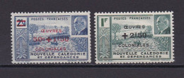 NOUVELLE-CALEDONIE 1944 TIMBRE N°246/47 NEUF** OEUVRES COLONIALES - Ongebruikt