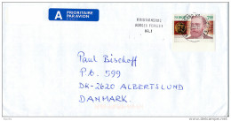 Mi 1403 Solo Cover Abroad / Alfred Nobel - 20 November 2001 Kristiansand - Briefe U. Dokumente