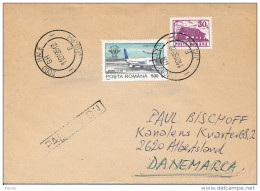 Airmail Multiple Stamps Cover - 11 January 1995 To Denmark - Airplane Aeroplane Boeing 737-300 - Briefe U. Dokumente