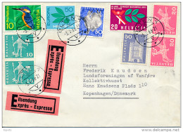 Express Eilsendung, Special Delivery Cover Abroad - 3 May 1966 Olten 1 - Brieven En Documenten