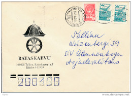 Private Stationery Cover Ganzsache Beleg Postally Used 1991 - Rataskaevu Tallinn - Estonia