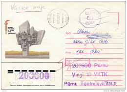 Provisional Postal Stationery Cover - 13 February 1992 Pärnu - Estonia