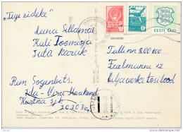 Uprated Stationery Postcard MiF - 21 November 1991 Kohtla-Järve - Estonia