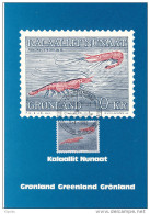 Mi 133 Maximum Maxima Card / Fish Shrimp Pandalus Borealis - 1 April 1982 - Maximumkarten (MC)