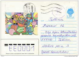 Mi U 20 Provisional Stationery Cover - 20 March 1992 Tallinn PTK - Estland