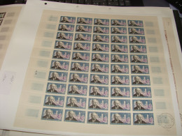 N° 1271 En Feuille De 50 Timbres Entières Neuves - Hojas Completas