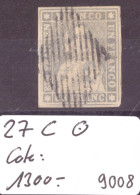 TIMBRE RAPPEN - No 27C OBLITERE  - COTE: 1300.- - Used Stamps