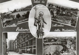 CARTOLINA ITALIA MILANO CINISELLO BALSAMO SALUTI VEDUTINE Italy Postcard ITALIEN Ansichtskarten - Cinisello Balsamo