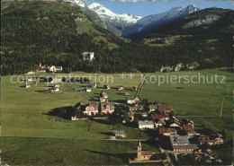 11703608 Sils Baselgia Und Sils Maria Fliegeraufnahme Sils/Segl Baselgia - Other & Unclassified