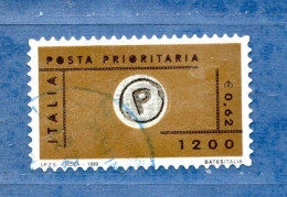 Italia° - 1999 -  POSTA PRIORITARIA. 1^ Emissione, Unif. 2455B.  Usato - 1991-00: Oblitérés