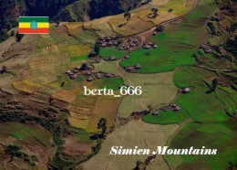 Ethiopia Simien Mountains Aerial View UNESCO New Postcard - Etiopia