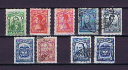 Kolumbien,  Colombia 1917-1926: 9 Used Stamps, 9 Marken Gestempelt - Kolumbien