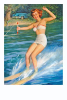 Bill Medcalf Pin Up Postcard Collection - Size 15x10 Cm. Aprox. - Pin-Ups