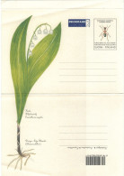 Ganzsache Ungebraucht Maiglöckchen Convallaria Majalis Giftpflanze - Formica Rufa Rote Waldameise - Postal Stationery