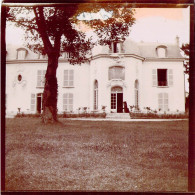 PHOTO ANCIENNE SNAPSHOT FRANCE 77 SEINE ET MARNE FONTAINEBLEAU CHATEAU VAL CHANGIS CIRCA 1905 10 X 10 CM - Lieux