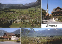 11703534 Kerns Panorama Dorfpartie Kirche Kerns - Other & Unclassified