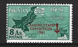 PAKISTAN. N°123 De 1961. Exposition Philatélique De Lahore. - Briefmarkenausstellungen