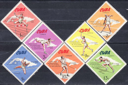 CUBA 1965, INTERNATIONAL SPORTS GAMES In HAVANA, COMPLETE, MNH SERIES With GOOD QUALITY, *** - Ongebruikt