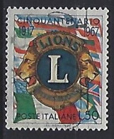 Italy 1967  50 Jahre Lions International (o) Mi.1245 - 1961-70: Used