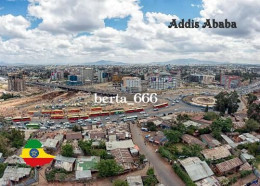 Ethiopia Addis Ababa Aerial View New Postcard - Ethiopie