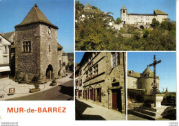 12 MUR De BARREZ Vers Laguiole En 4 Vues La Tour De Monaco Monastère Couvent Ste Claire - Laguiole