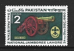 PAKISTAN. N°122 De 1960. Jamboree/Canon. - Nuevos