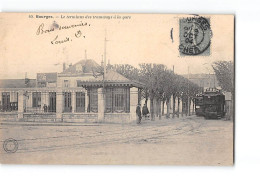 BOURGES - Le Terminus Des Tramways à La Gare - Très Bon état - Bourges