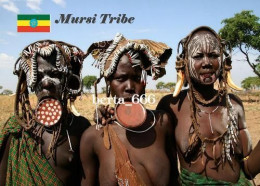 Ethiopia Mursi Tribe Natives New Postcard - África