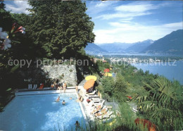 11703352 Ascona TI Hotel Casa Berno Ascona Schwimmbad Ascona - Autres & Non Classés